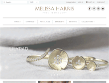 Tablet Screenshot of melissaharrisjewellery.com